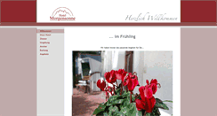 Desktop Screenshot of hotel-morgensonne.de